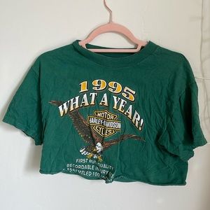 Harley Davidson motor company 100% cotton crop top